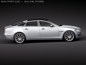 Jaguar XJ 2010 Model 3D