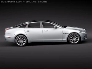 Jaguar XJ 2010 3D Model