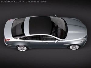 Jaguar XJ 2010 Model 3D