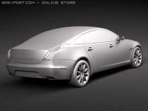 Jaguar XJ 2010 Model 3D