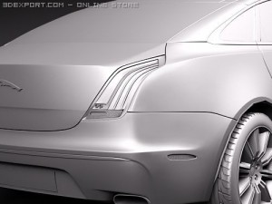 Jaguar XJ 2010 Model 3D