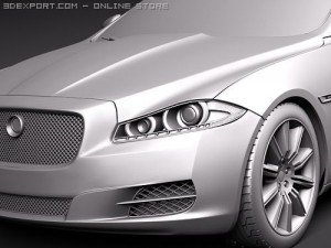 Jaguar XJ 2010 Model 3D
