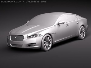 Jaguar XJ 2010 Model 3D