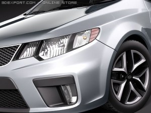 Kia Forte Cerato Koup 2010 3D Model