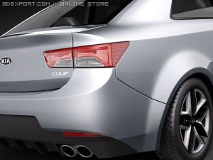 Kia Forte Cerato Koup 2010 3D Model
