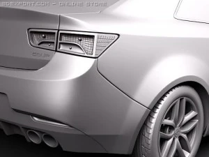 Kia Forte Cerato Koup 2010 3D Model