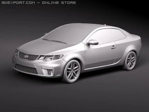 Kia Forte Cerato Koup 2010 3D Model