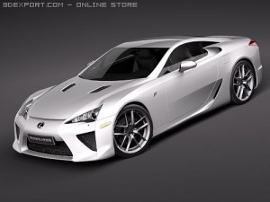 Lexus LFA 3D 모델