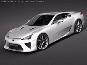Lexus LFA 3D Modell
