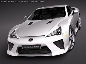 Lexus LFA 3D Model