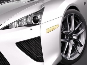 Lexus LFA 3D Model