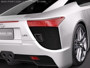 Lexus LFA 3D Model
