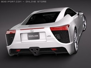 Lexus LFA 3D Model