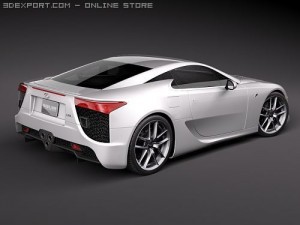 Lexus LFA 3D Model