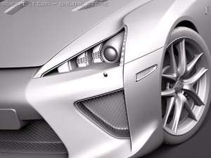 Lexus LFA 3D Model