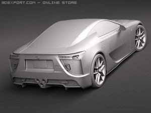 Lexus LFA 3D Model