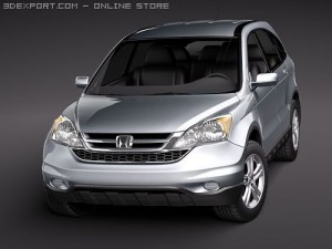 Honda CRV 2010 3D मॉडल