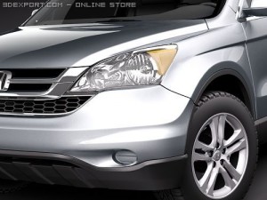 Honda CRV 2010 3D मॉडल