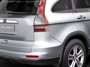 Honda CRV 2010 3D मॉडल