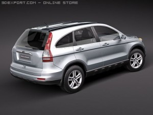 Honda CRV 2010 3D मॉडल