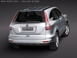 Honda CRV 2010 3D मॉडल