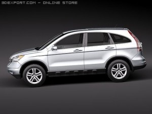 Honda CRV 2010 3D मॉडल