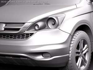 Honda CRV 2010 3D मॉडल