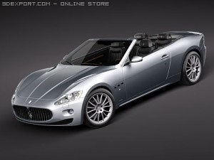 Maserati GranCabrio 2011 3D Model