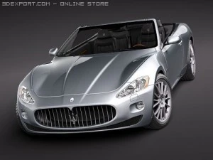 Maserati GranCabrio 2011 3D Model