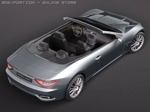 Maserati GranCabrio 2011 3D Model