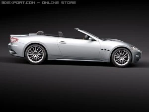 Maserati GranCabrio 2011 3D Model