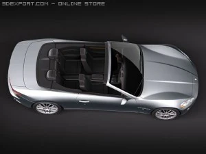 Maserati GranCabrio 2011 3D Model