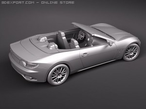 Maserati GranCabrio 2011 Modèle 3D