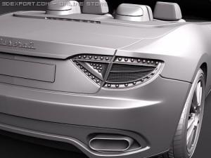 Maserati GranCabrio 2011 Modèle 3D