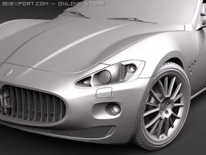 Maserati GranCabrio 2011 3D Model