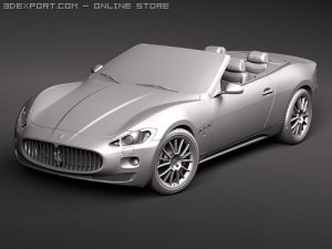 Maserati GranCabrio 2011 Modèle 3D