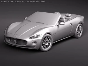 Maserati GranCabrio 2011 3D Model