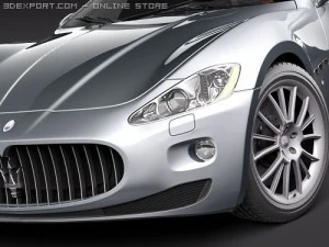 Maserati GranCabrio 2011 3D Model