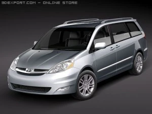 Toyota Siena Modello 3D