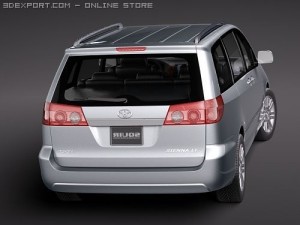 Toyota Sienna 3D Model