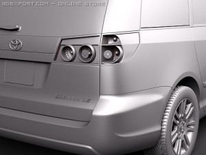 Toyota Sienna 3D Model