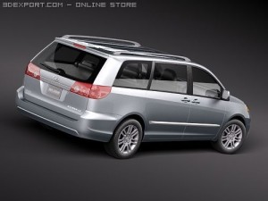 Toyota Sienna 3D Model