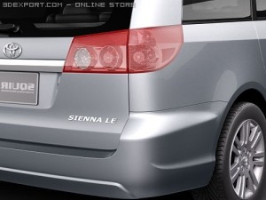 Toyota Sienna 3D Model