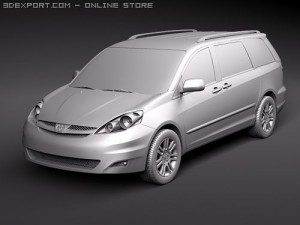 Toyota Sienna 3D Model