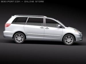 Toyota Sienna 3D Model