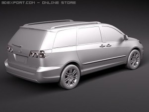 Toyota Sienna 3D Model