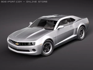 Chevrolet Camaro 2010 tipo base Modelo 3D