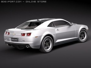 Chevrolet Camaro 2010 Base Type 3D Model