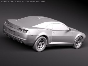 Chevrolet Camaro 2010 Base Type 3D Model