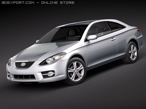 Toyota Camry Solara Coupe 3D मॉडल .c4d .max .obj .3ds .fbx .stl .blend 